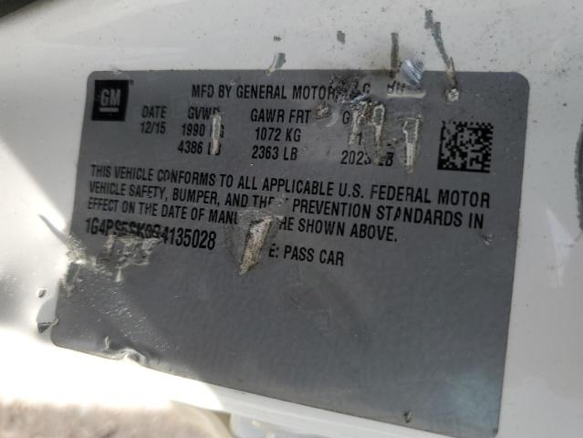 1G4PS5SK0G4135028 Buick Verano