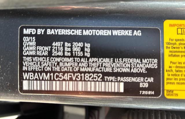 WBAVM1C54FV318252 BMW X1 Sdrive28i