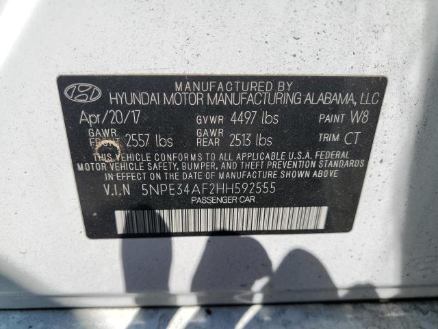 5NPE34AF2HH592555 Hyundai Sonata Sport
