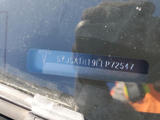 5YJSA1H19FFP72547 Tesla MODEL S 85