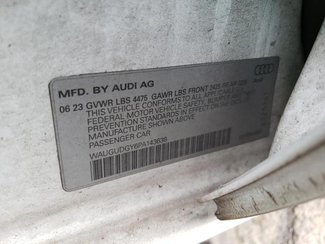 WAUGUDGY6PA143638 Audi A3 PREMIUM