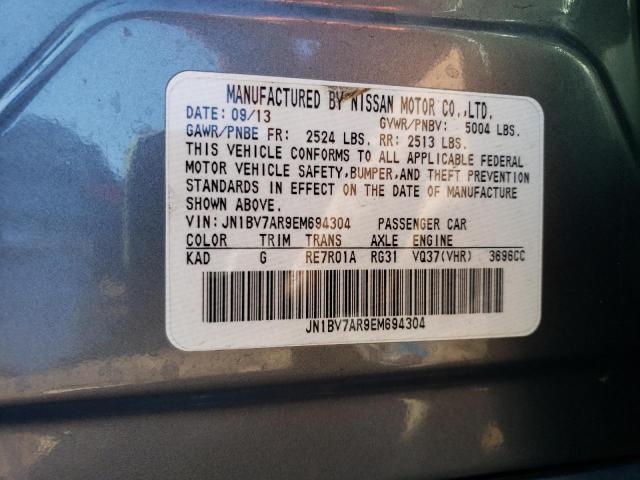 JN1BV7AR9EM694304 Infiniti Q50 BASE