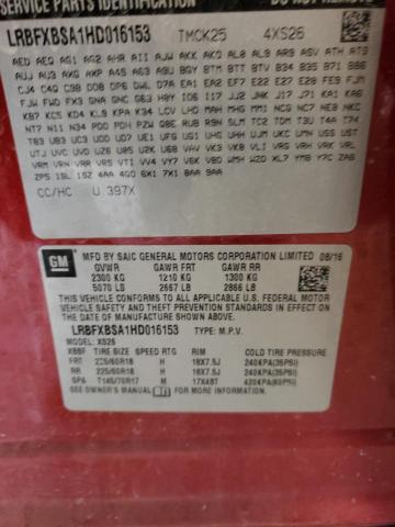 LRBFXBSA1HD016153 Buick Envision Essence