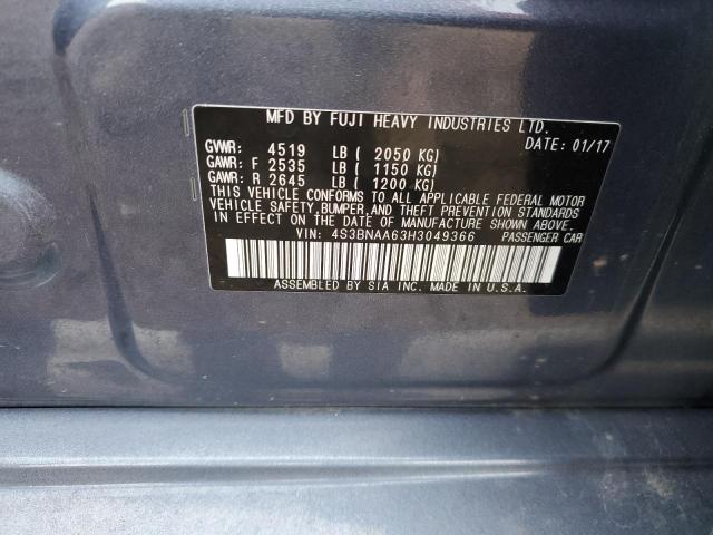 4S3BNAA63H3049366 Subaru Legacy 2.5i