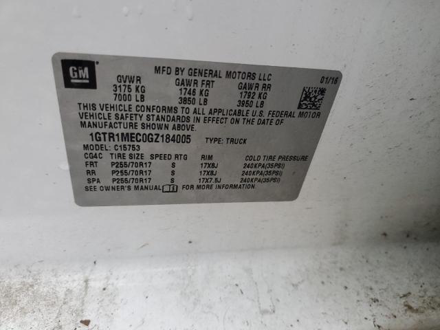 1GTR1MEC0GZ184005 GMC Sierra C1500 Sle