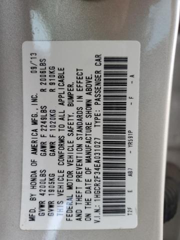 1HGCR2F34EA031027 Honda ACCORD LX