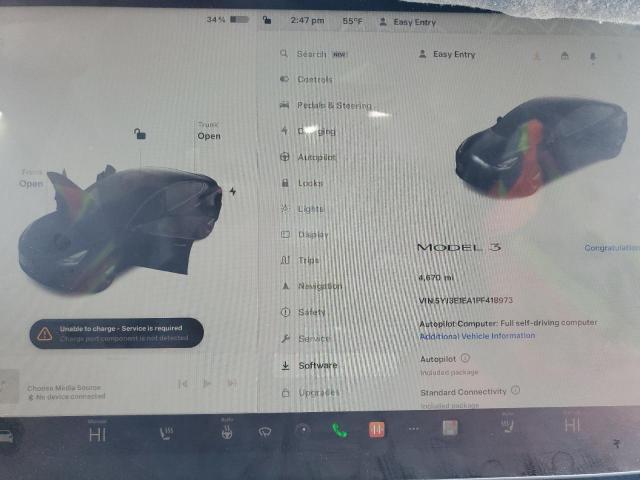 5YJ3E1EA1PF418973 Tesla MODEL 3