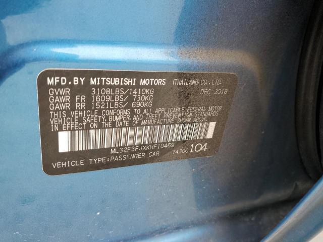 ML32F3FJXKHF10469 Mitsubishi Mirage G4 Es