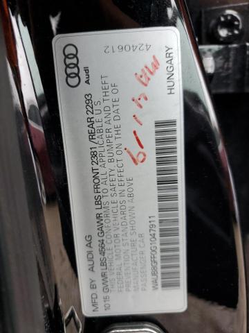 WAUB8GFF0G1047911 Audi A3 PREMIUM