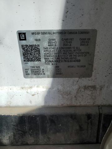 2GNAXKEV7K6304069 Chevrolet EQUINOX LT