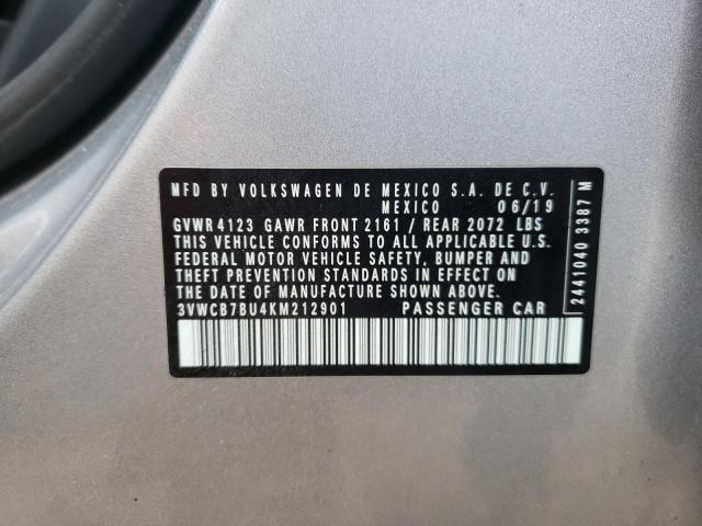 3VWCB7BU4KM212901 Volkswagen JETTA S