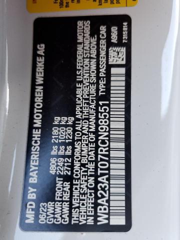 WBA23AT07RCN98551 BMW 430I