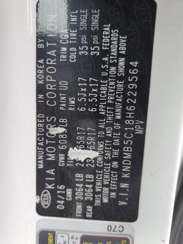 KNDMB5C18H6229564 KIA SEDONA LX