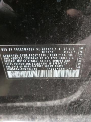 3VWDB7AJ0HM304740 Volkswagen JETTA SE