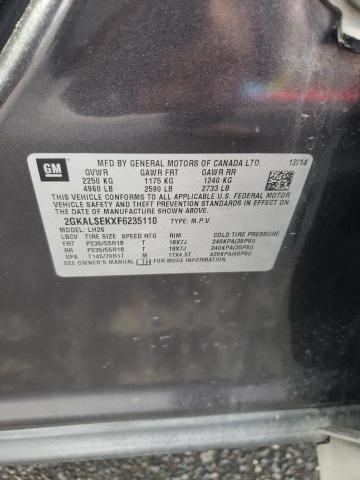 2GKALSEKXF6235110 GMC Terrain Slt