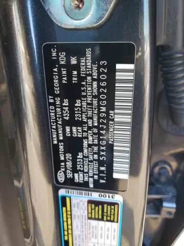 5XXG14J29MG026023 KIA K5 LXS