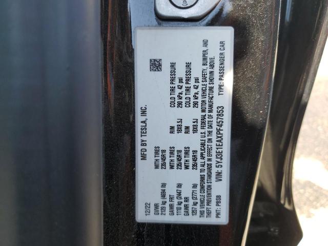 5YJ3E1EAXPF457853 Tesla MODEL 3
