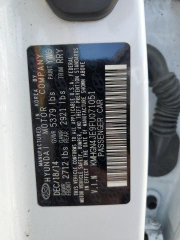 KMHGN4JE9FU071051 Hyundai Genesis 3.8l