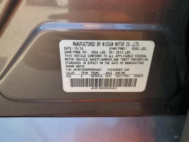 JN1BV7ARXFM393493 Infiniti Q50 BASE