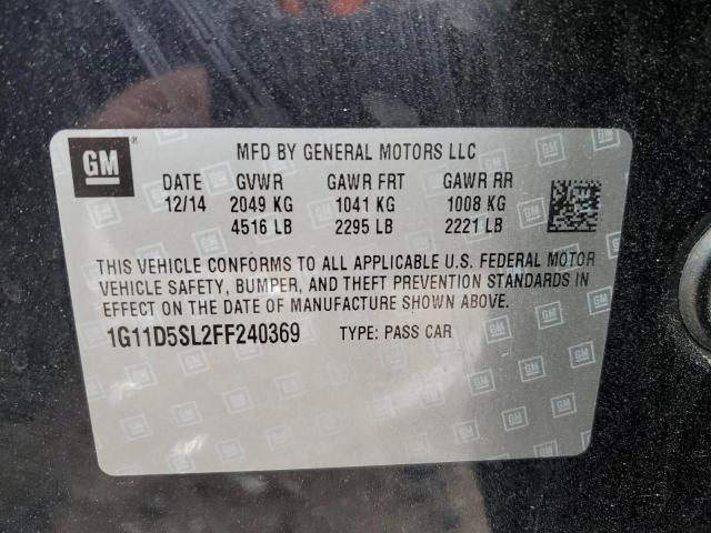 1G11D5SL2FF240369 Chevrolet MALIBU 2LT