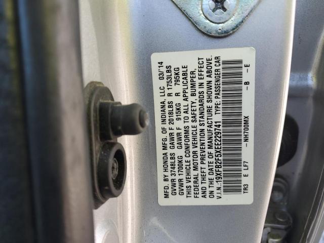 19XFB2F5XEE229741 Honda Civic Lx