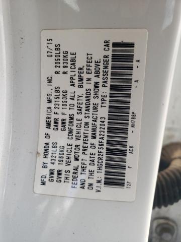 1HGCR2F56FA232043 Honda Accord Sport