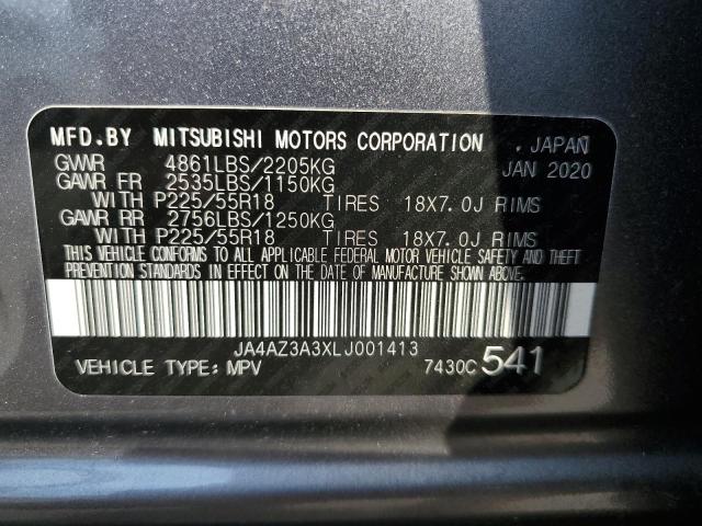 JA4AZ3A3XLJ001413 Mitsubishi Outlander Se