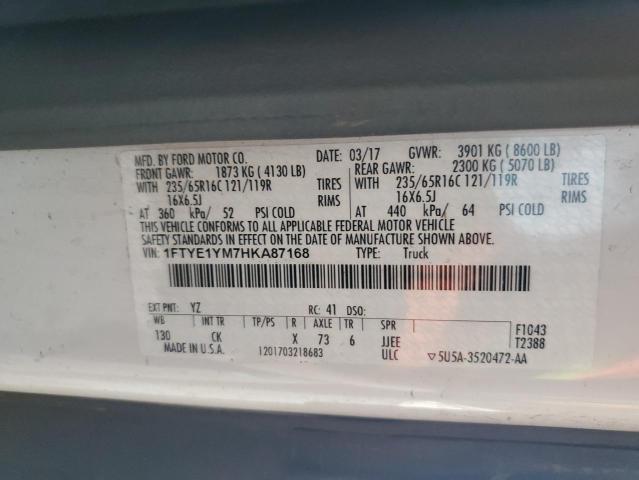 1FTYE1YM7HKA87168 Ford Transit T-150