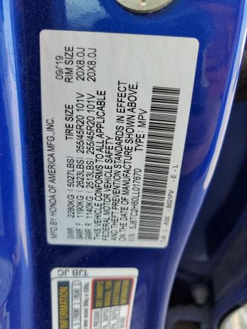 5J8TC2H60LL017670 Acura Rdx A-spec