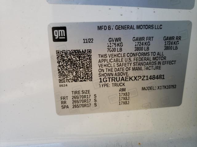1GTRUAEKXPZ148481 GMC Sierra K1500