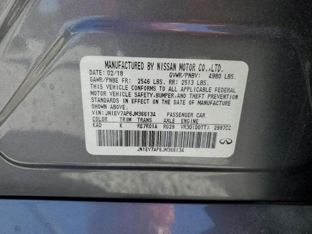 JN1EV7AP6JM366134 Infiniti Q50 LUXE