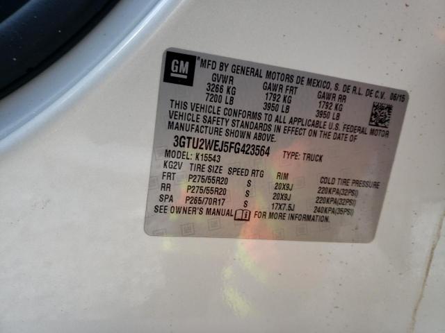 3GTU2WEJ5FG423564 GMC Sierra K1500 Denali