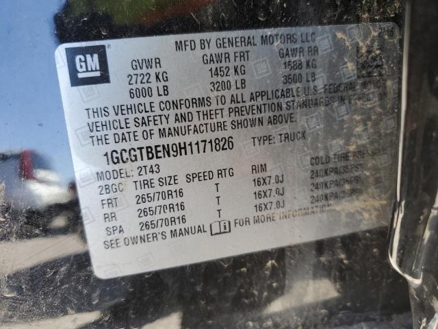 1GCGTBEN9H1171826 Chevrolet Colorado