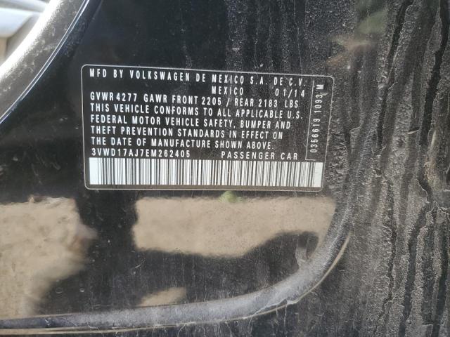 3VWD17AJ7EM262405 Volkswagen JETTA SE