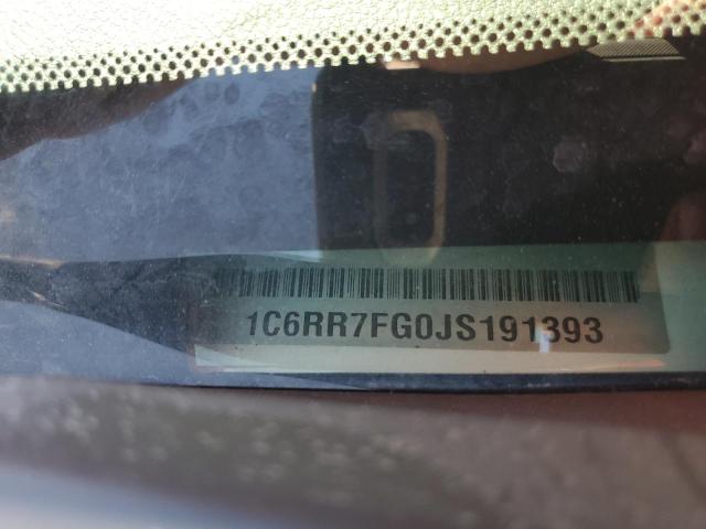 1C6RR7FG0JS191393 RAM 1500 St