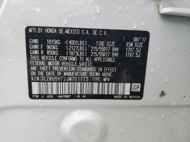 3CZRU5H72JM701173 Honda Hr-v Exl
