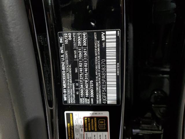 4JGFF5KE5PA858370 Mercedes-Benz Gls 450 4matic