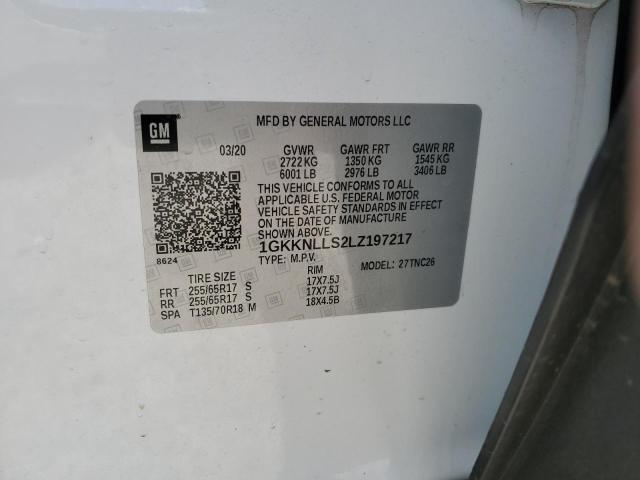 1GKKNLLS2LZ197217 GMC Acadia At4