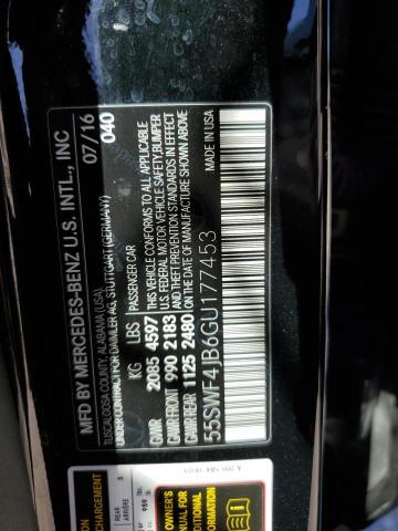 55SWF4JB6GU177453 Mercedes-Benz C 300