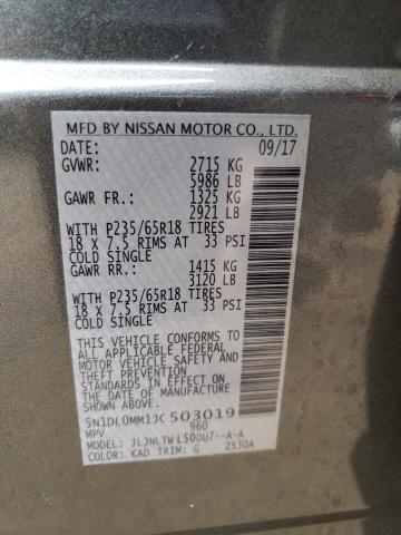 5N1DL0MM1JC503019 Infiniti QX60