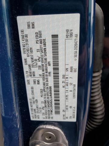 1FMCU0G62LUA66666 Ford ESCAPE SE