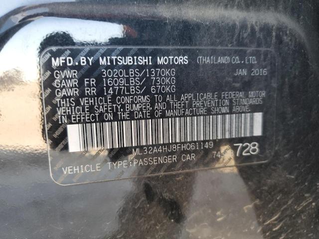 ML32A4HJ8FH061149 Mitsubishi MIRAGE ES