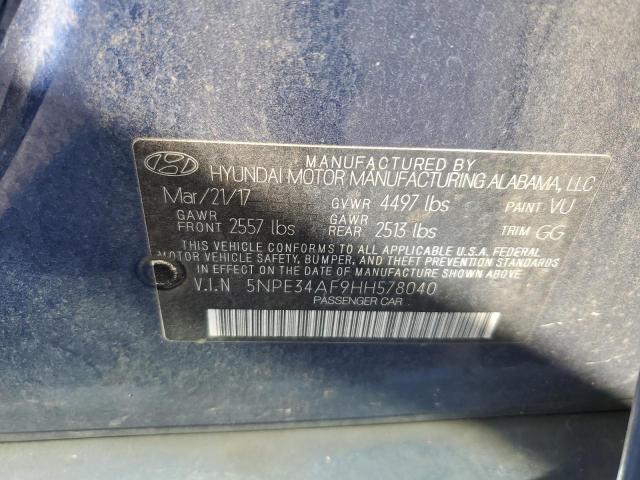 5NPE34AF9HH578040 Hyundai Sonata Sport