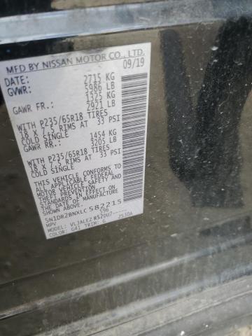 5N1DR2BNXLC582215 Nissan Pathfinder Sv