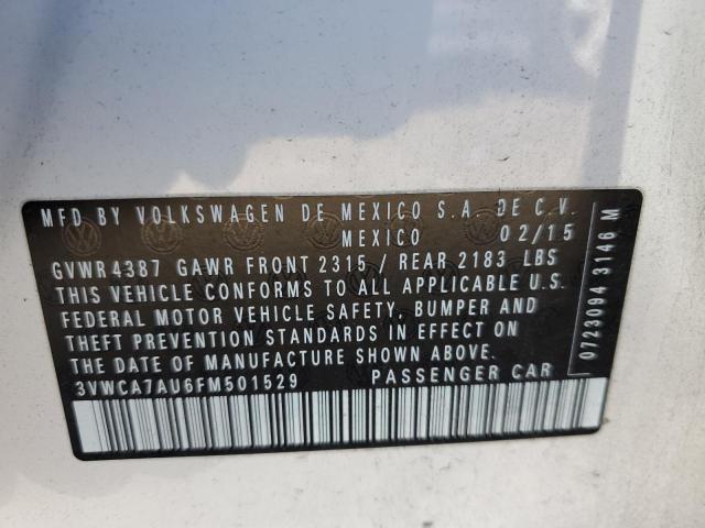 3VWCA7AU6FM501529 Volkswagen Golf Sportwagen Tdi S