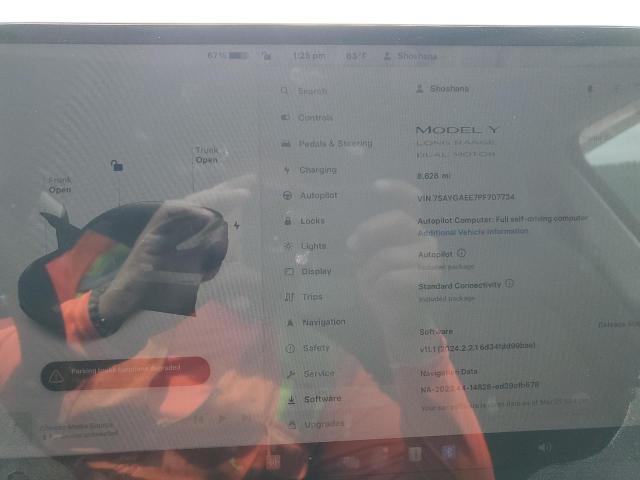 7SAYGAEE7PF707734 Tesla Model Y