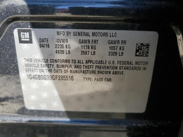 1G4GB5G39GF285516 Buick Lacrosse