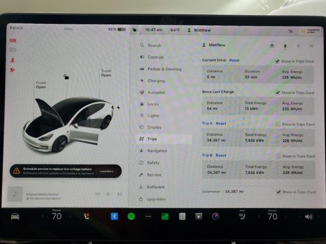 5YJ3E1EA6LF742978 Tesla MODEL 3