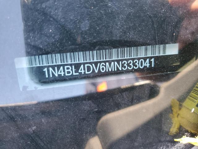 1N4BL4DV6MN333041 Nissan ALTIMA SV