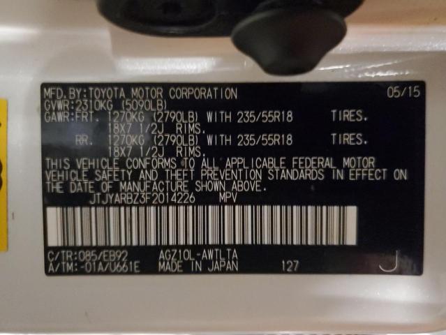 JTJYARBZ3F2014226 Lexus NX 200T